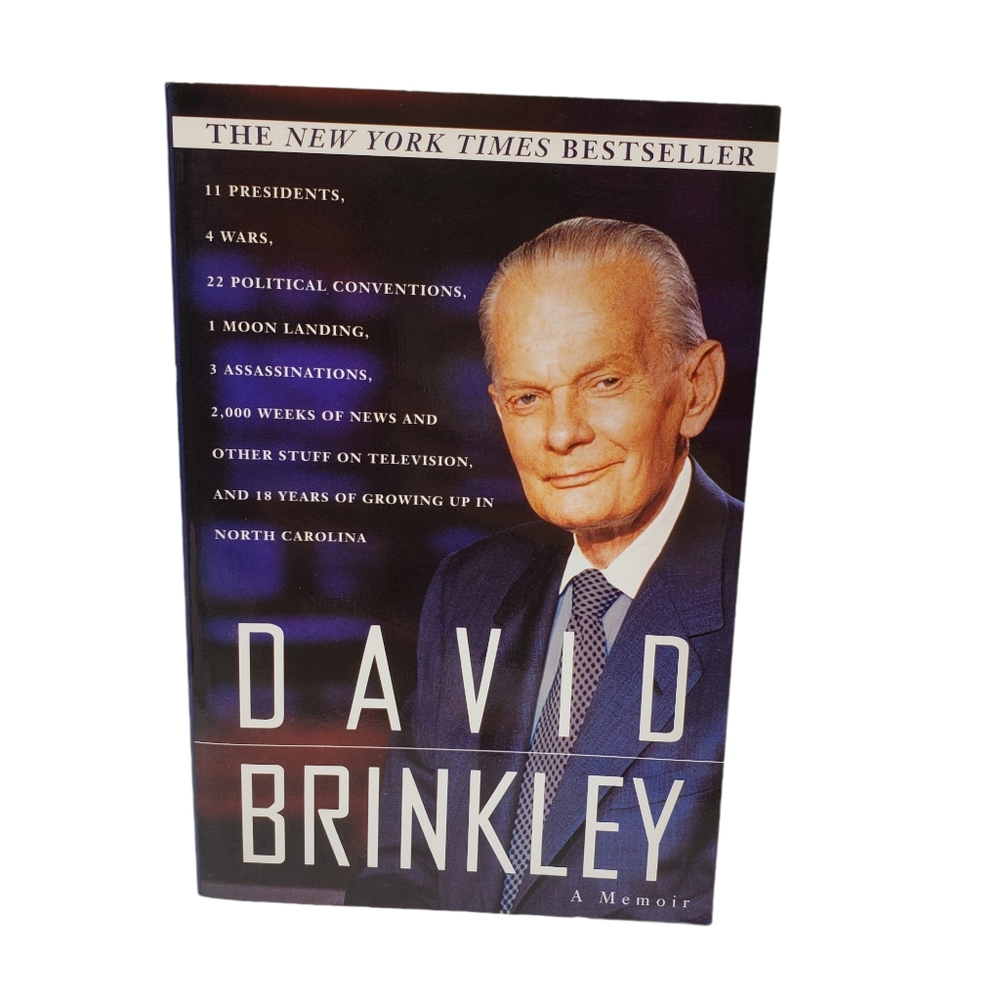 3/$12 David Brinkley A Memior Paperback Book